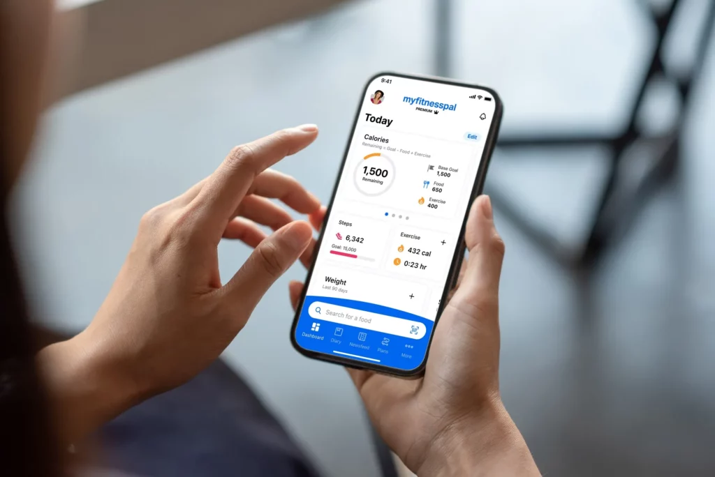MyFitnessPal Kalorienzähler mit internationaler Lebensmitteldatenbank