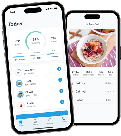 YAZIO App Kalorien und Makronährstoffe tracken