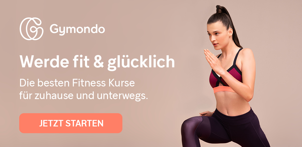 Gymondo Workout ohne Geräte auf dem Smartphone