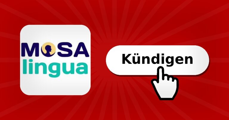 MosaLingua kündigen: Smartphone mit Kündigungsschreiben