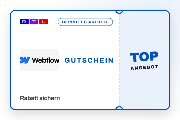 Gutschein Webflow