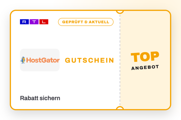 Gutschein HostGator