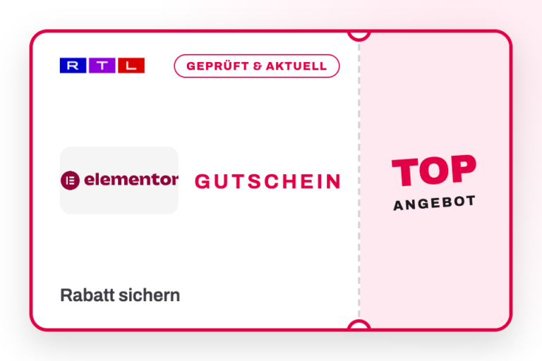 Gutschein Elementor