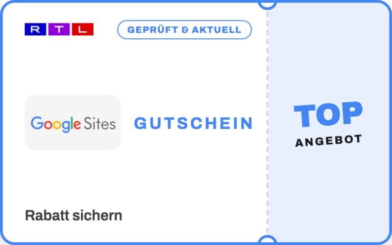 Gutschein Featured Image Google Sites-selection
